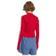 Adidas Γυναικεία ζακέτα Adicolor 3-Stripes Slim Knit Track Top